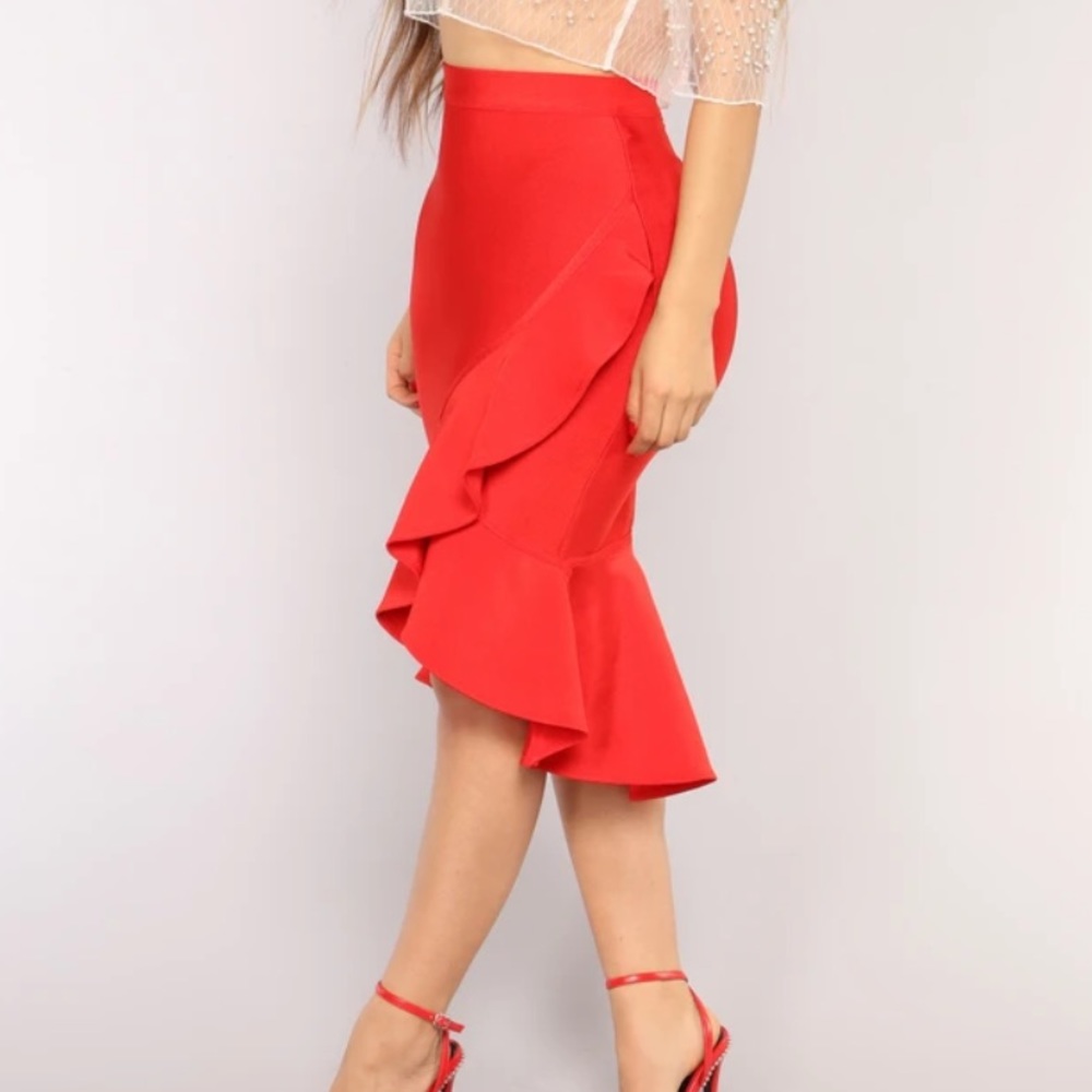 Bandage ruffle skirt - Picture 2 of 6